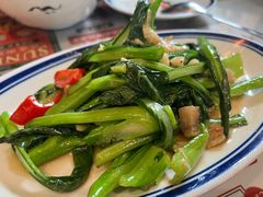 猪油渣炒菜心-香港新曜记茶餐厅(星耀城店)
