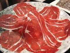雪花牛肉-吴记老锅底麻辣火锅(福州路店)