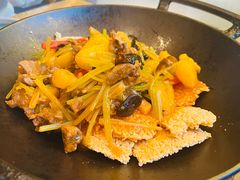 一个锅巴和时蔬-薇酌饮·陕西菜(南门外店)