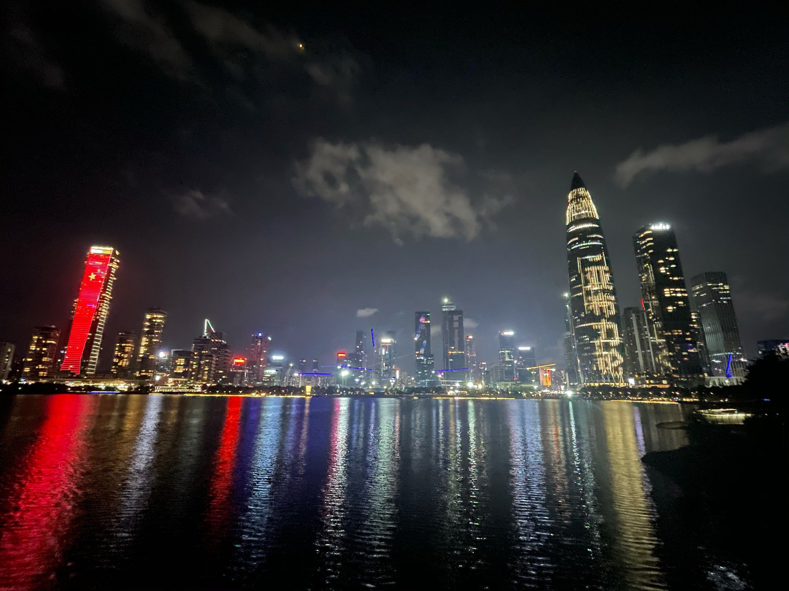 夜色撩人的城景,感觉深圳一线城市魅力
