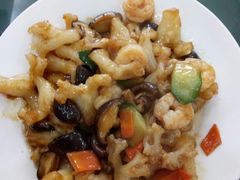 蹄筋烧虾仁-李连贵酒家熏肉大饼(昆明街店)