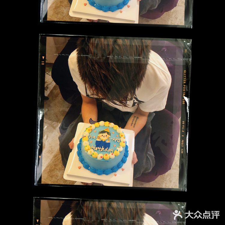 适合送男生的定制款生日蛋糕🎂图案超可爱~