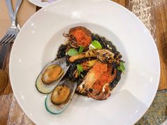 黄金海鲜墨鱼饭-FLOVIE FLORIST CAFE