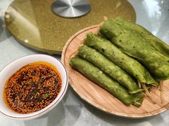 蒜汁菜煎饼-蓝田印象