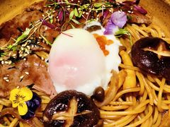 寿喜烧牛肩肉烩意面配温泉蛋-BE BRIGHT KITCHEN(正佳广场店)
