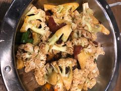 干锅菜花-鲜小岛·铜锅涮肉
