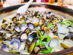 蒸沙蚬-大赤坎肥仔强烧味海鲜餐厅(大赤坎店)
