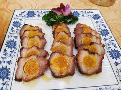 咸蛋叉烧-水乡人家私房菜(逢简店)