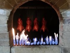 3、烤鸭现场-京味民福烤鸭店(建设四马路店)
