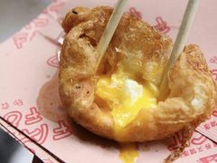 -小红车炸蛋葱油饼