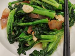 五花肉炒菜心-顺峰山庄(金峰店)