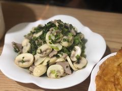 雪菜蘑菇肉片-素勤饮食店(城头巷店)