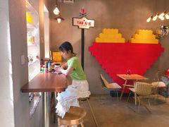 玫瑰红茶拿鐵-W CAFE(甜爱路店)