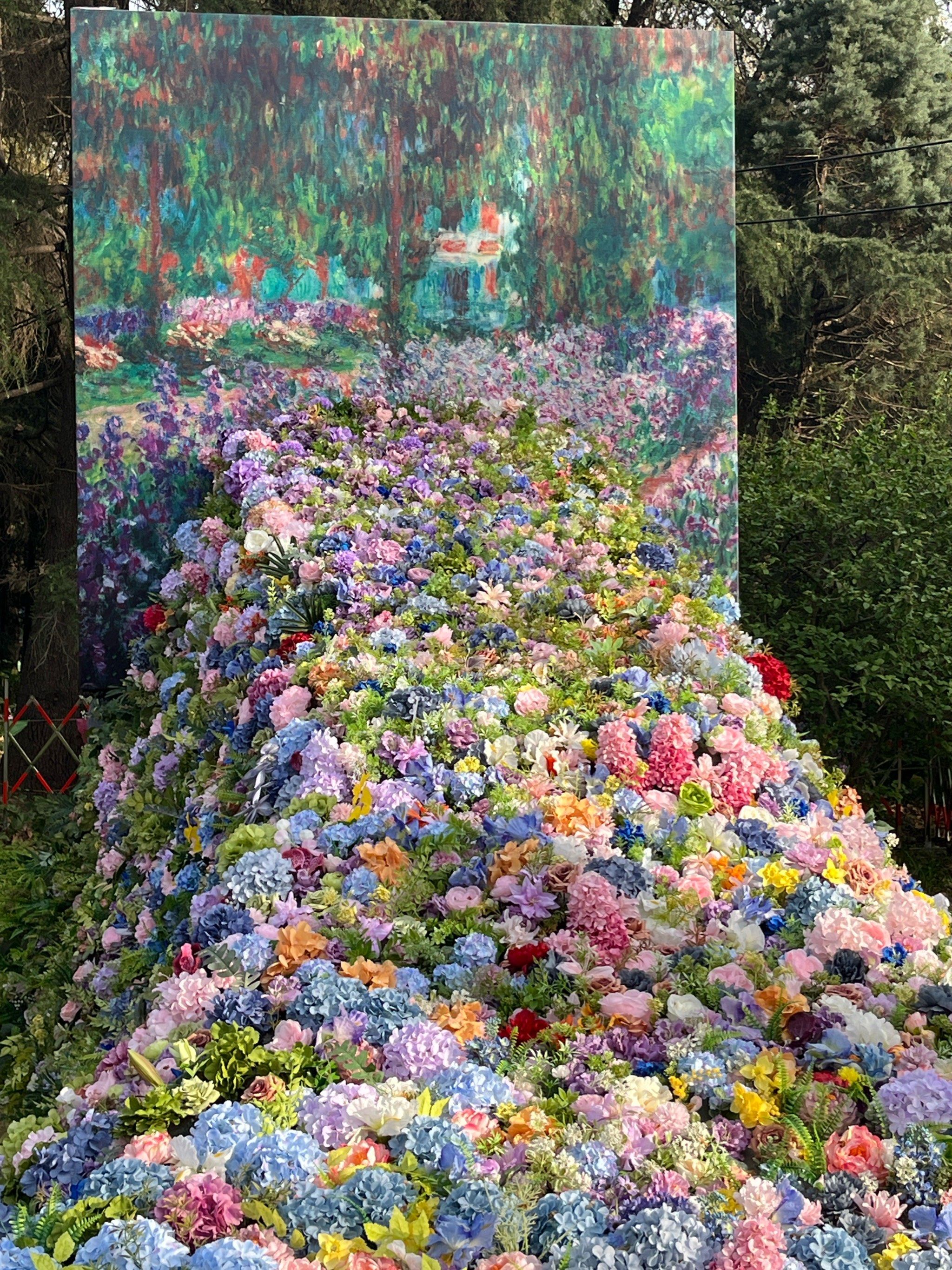 上海共青的莫奈花园油画真的美炸了!