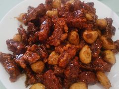 黑蒜子牛肉粒-胖子菜馆(隆昌路店)