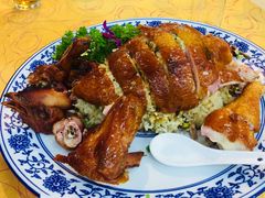 失传菜脆皮糯米鸡-水乡人家私房菜(逢简店)