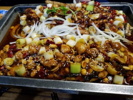 推荐:双拼口味宫保鸡丁烤鱼