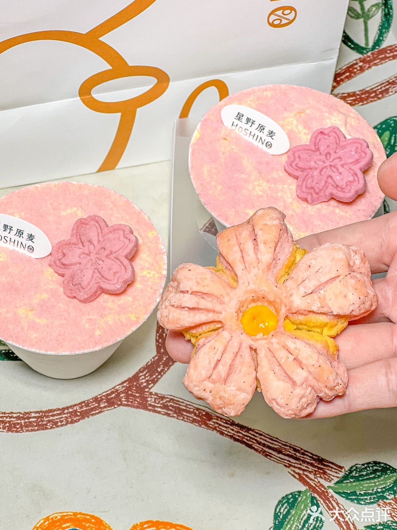 当我去东湖拍樱花拿出了这个樱花提拉米苏