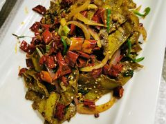 炒豆腐干-丁虎子烤肉(国道二店)