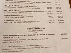 菜单-纽约咖啡馆