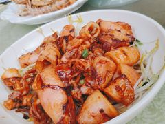 爆炒墨鱼筒-傻记乳鸽王海鲜餐厅