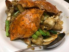 姜葱炒蟹-益健名厨海鲜城(夏湾店)