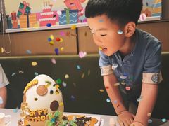 -咖咖熊蛋糕定制·英国蓝风车动物性淡奶油