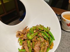 杭椒炒牛柳-老头儿油爆虾(星光一期店)