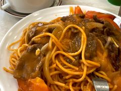 鲜茄牛肉意粉-喜莲咖啡