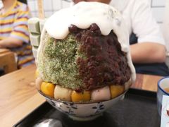 抹茶生乳かき氷-WONDER ICE 萬得冰田(建設路总店)