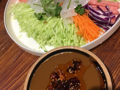 农家五彩大拉皮-快乐老家三鲜饺子东北菜(南六中路店)
