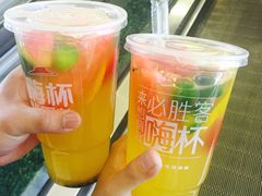 柚遇大吉岭嗨杯鲜果茶-必胜客(包头万达店)