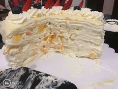 榴莲芒果双拼千层-艾加柒克蛋糕茶歇甜品台(春熙路店)