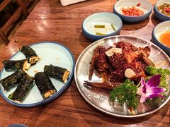 -明洞阿姨·韩式酱蟹烤肉·创意料理(三元桥店)