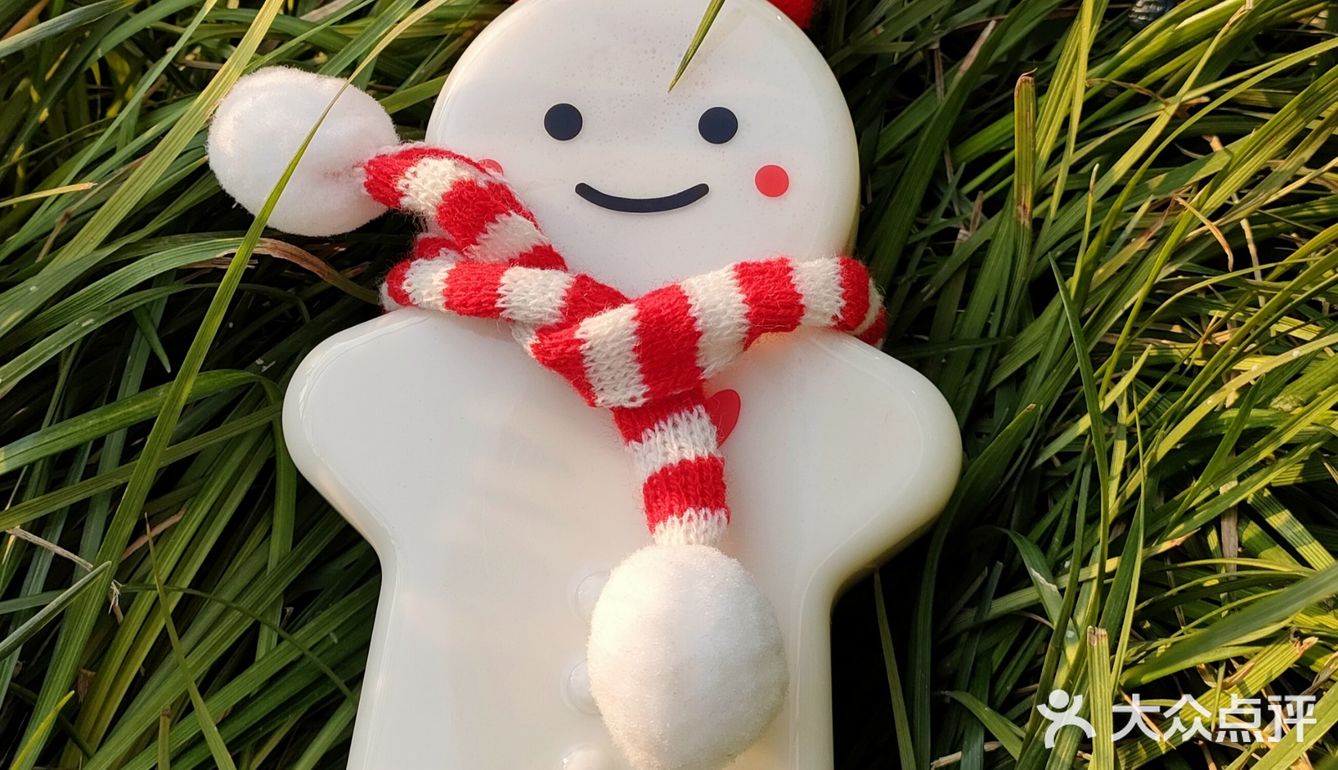 真的墙裂推荐！小雪人的外观 还围着围巾，戴着帽子