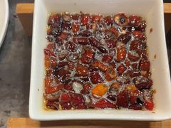 现炸辣椒油-阳坊大都涮羊肉(阳坊总店)