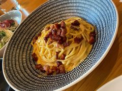 意式奶油蘑菇培根意面-君悦酒店·La Terrazza意合園·意式风味