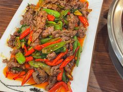 小炒牛肉-黄沙鱼馆