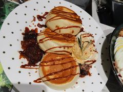 焦糖肉桂苹果舒芙蕾Pancake-娜娜家·Nana's restaurant(国金汇店)