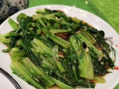 豆豉鲮鱼炒油麦菜-盛港湾海鲜食府(黄沙店)