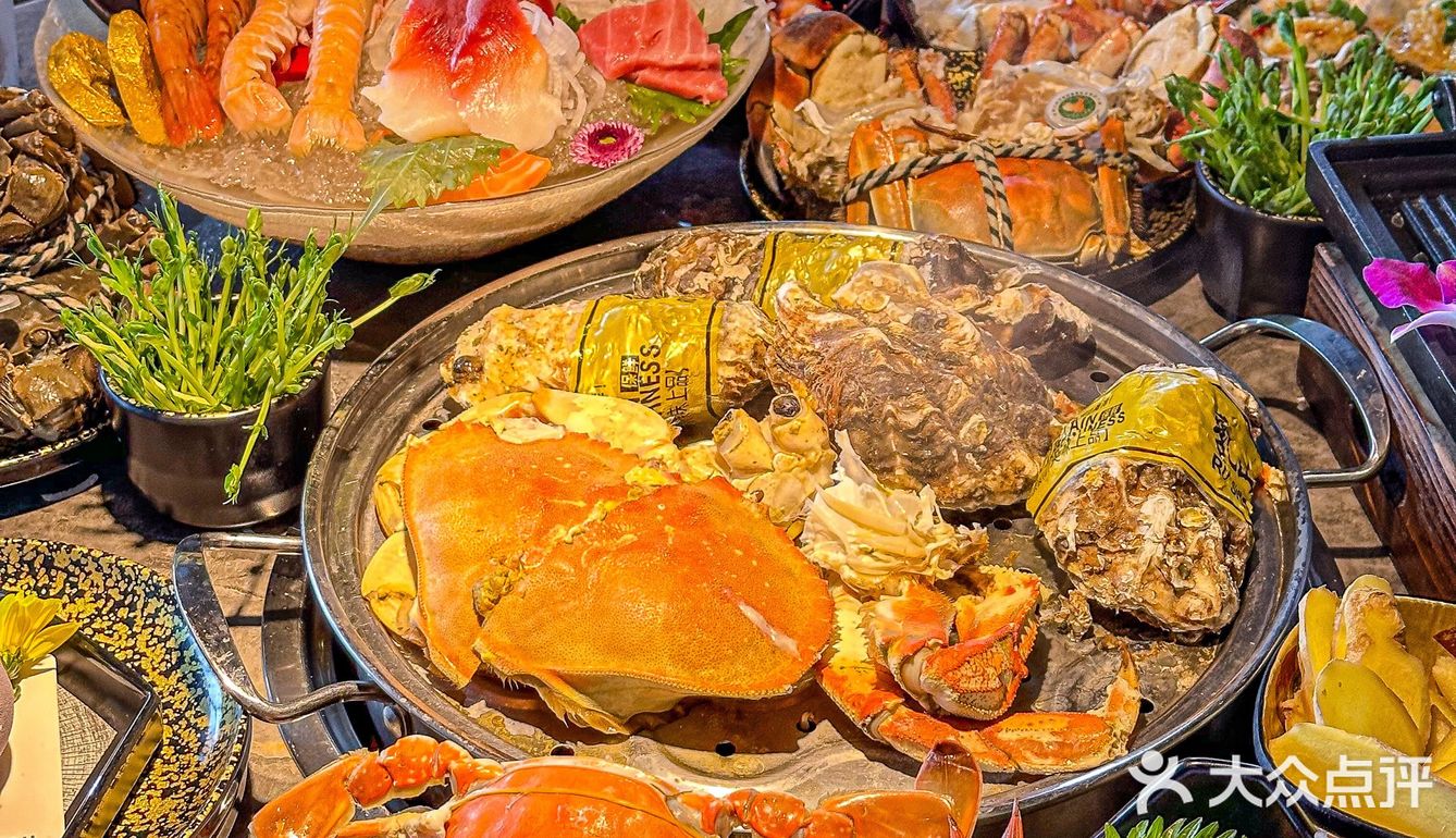 帝王蟹、黄金海胆、波龙……预计下一家自助餐顶流