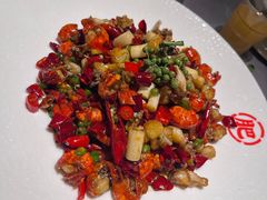 椒麻虾球牛蛙-肥肥虾庄·金牌油焖大虾(汉口城市广场店)