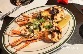 Grilled Rose Lobster with Buffalo Cheese and Caviar