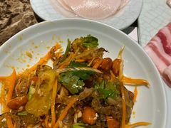 泡椒鱼皮-猪啊牛呀羊啊铜盘烤肉(正大广场店)