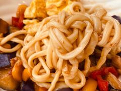 茄子肉丁小公鸡双拼拌面-文三里屯面馆(三里屯店)