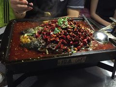 -探鱼·鲜青椒爽麻烤鱼(广州花都来又来店)