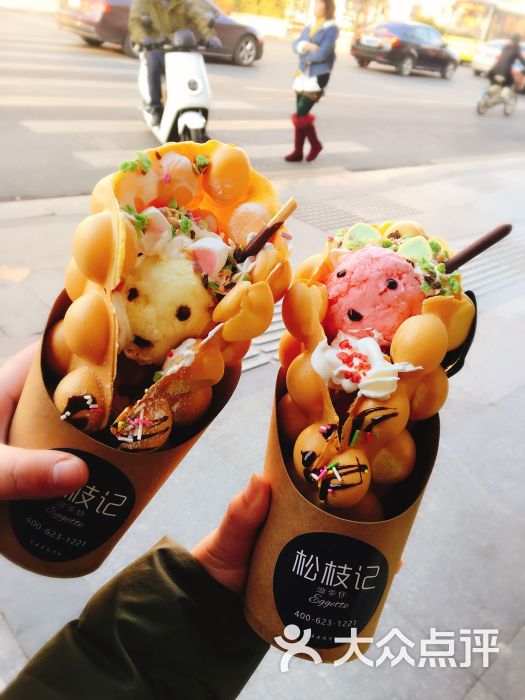 松枝记鸡蛋仔图片