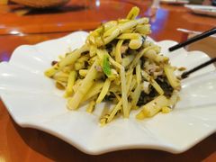 野茭白雪菜肉丝-长兴岛郊野公园农场食堂