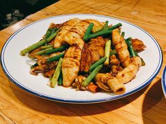 五花肉炒笔管-吕氏疙瘩汤·私家菜馆(慈云寺店)