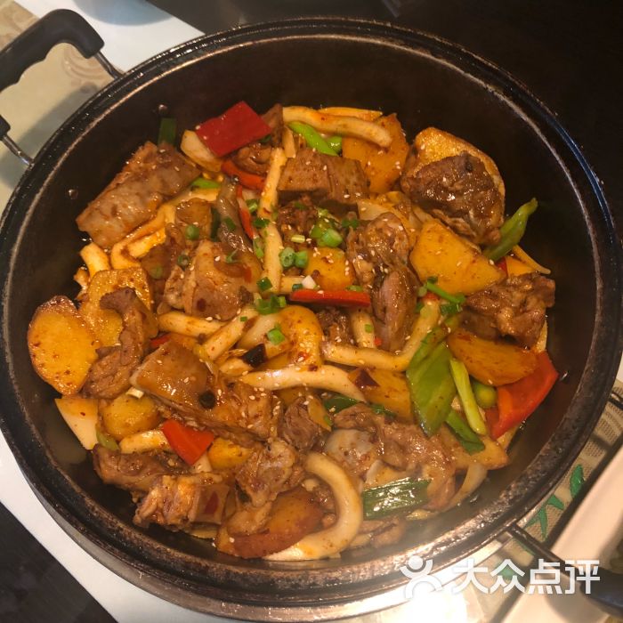 清真伊然轩青海特色美食-土豆炕羊排图片-西宁美食-大众点评网